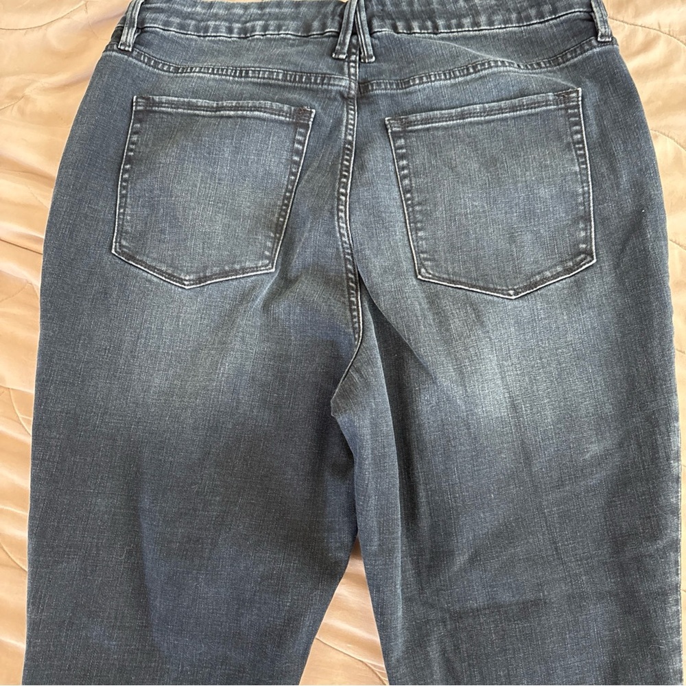 Good American Jeans Skinny Ankle Dark Wash Blue Stretch Denim size 18 - Picture 9 of 13